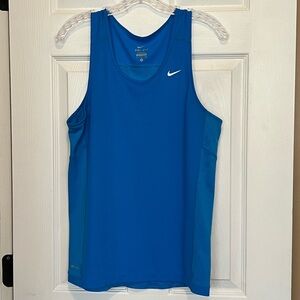 Women's Nike Miler Dri-FIT Running Tank Top. Size M , Blue